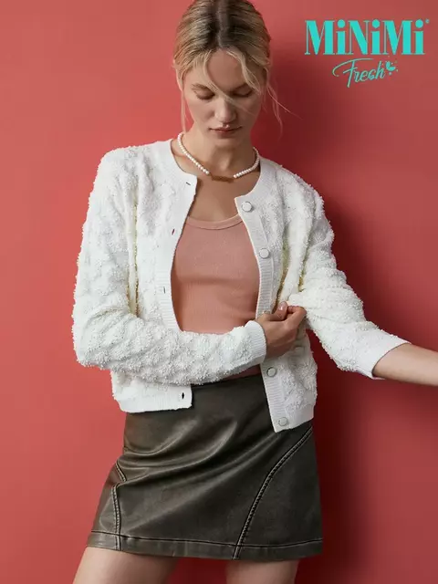 Майка женская на широких бретелях из кашкорсе minimi 1321_01ce rosa antico, , 42 (XS), MINIMI, - 6