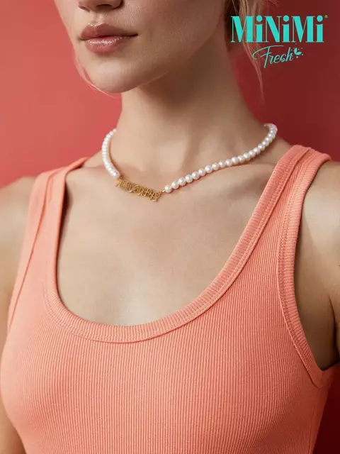 Майка женская на широких бретелях из кашкорсе minimi 1321_01ce corallo, , 46 (M), MINIMI, - 3
