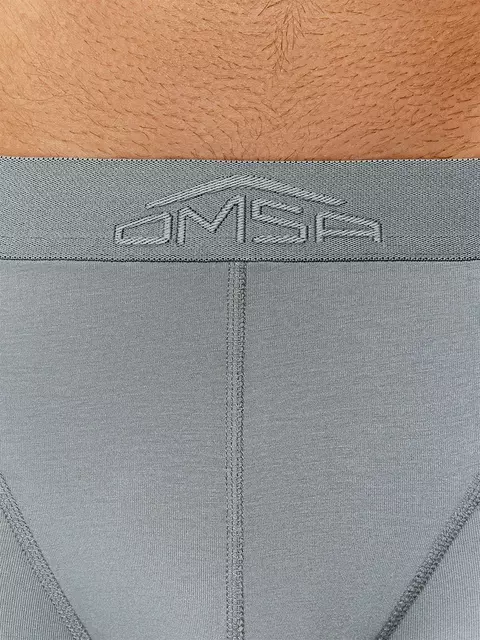 Мужские трусы «боксеры» bamboo omsa omb 1250 grigio, , 50 (XL), OMSA, - 4