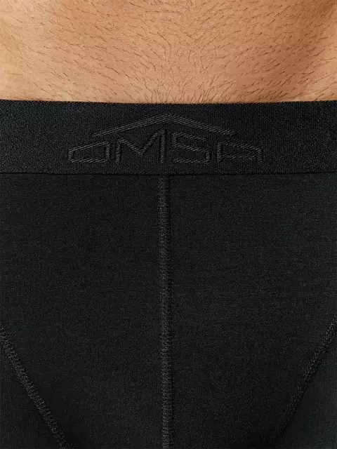 Мужские трусы «боксеры» bamboo omsa omb 1250 nero, , 50 (XL), OMSA, - 4