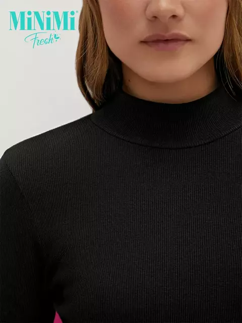 Водолазка женская из кашкорсе minimi 1711с fresh nero, , 44 (S), MINIMI, - 6