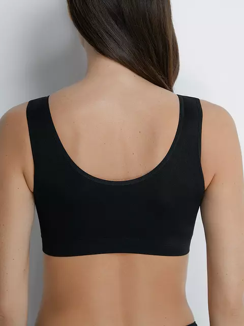 Топ женский из микрофибры omsa oms131 nero, , 48/50 (L/XL), OMSA, - 3