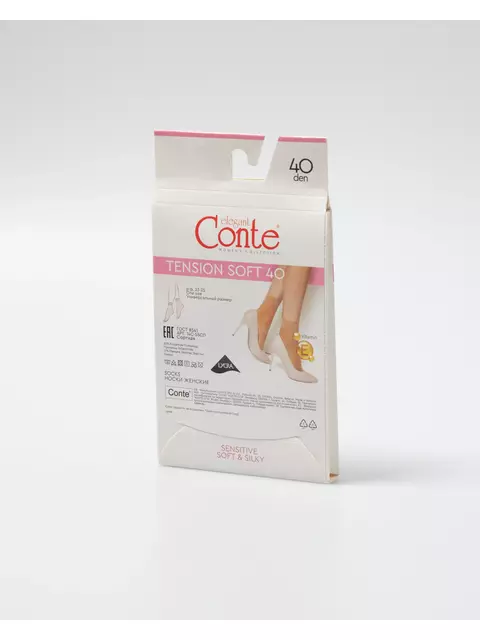 Носки женские conte tension soft 40 (1 пара) natural, 14С-55СП, 36-39 (23-25), CONTE ELEGANT,  - 5