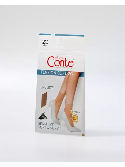 Носки женские conte tension soft 20 (1 пара) shade, 14С-56СП, 36-39 (23-25), CONTE ELEGANT,  - 2