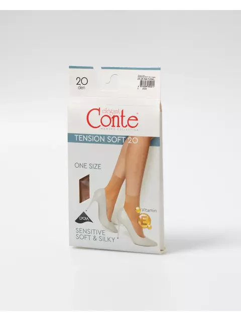 Носки женские conte tension soft 20 (1 пара) natural, 14С-56СП, 36-39 (23-25), CONTE ELEGANT,  - 2