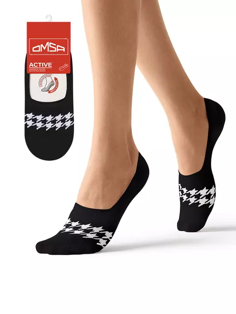 Женские подследники omsa active 170 nero, , 39-41 (25-27), OMSA, - 1