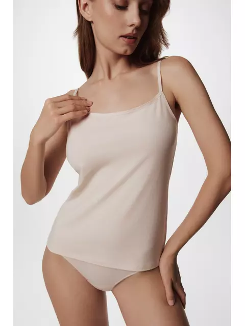 Топ женский на тонких бретелях conte lt 2019 natural, 20С-1059ТСП, 170-100/XL, CONTE ELEGANT,  - 2