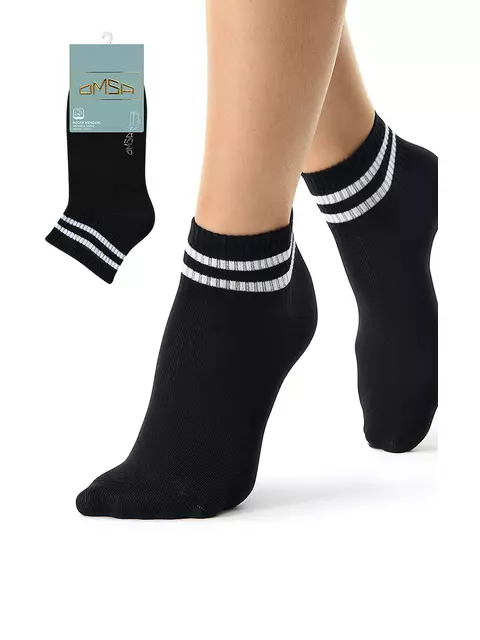 Укороченные носки женские omsa active 154 nero, , 36-38 (23-25), OMSA, - 1