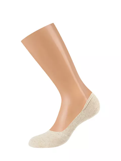 Подследники с меланжевым эффектом omsa active 171 beige melange, , 36-38 (23-25), OMSA, - 2