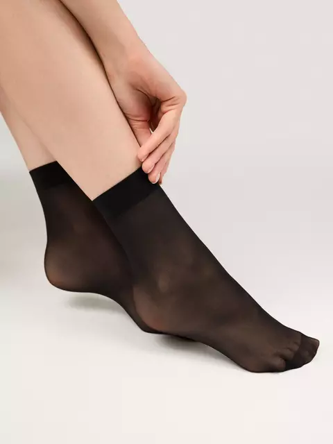 Носки женские conte pudra (2 пары) nero, 21С-184СП, 36-39 (23-25), CONTE ELEGANT,  - 3