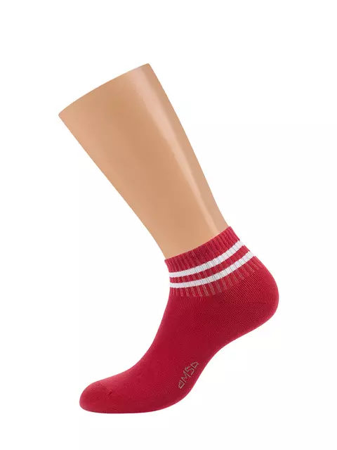 Укороченные носки женские omsa active 154 rosso, , 39-41 (25-27), OMSA, - 2