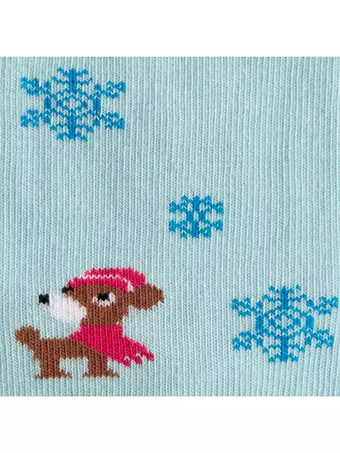 Носки детские (собачки) omsa kids calzino 21p63 blu сhiaro, , 23-26 (14-16), OMSA, - 2