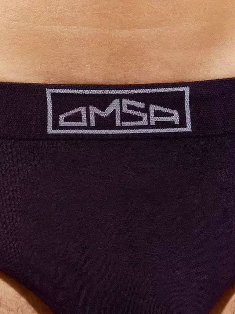 Трусы мужские «слипы» бесшовные omsa 2121s viola, , 54 (3XL), OMSA, - 4