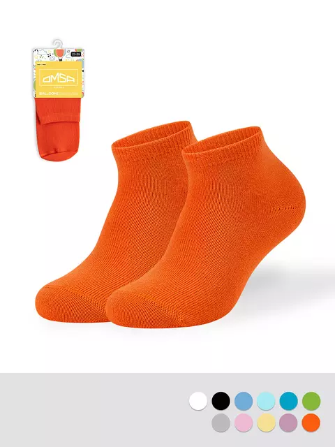 Носки детские укороченные omsa kids calzino 21c02 orange, , 23-26 (14-16), OMSA, - 1