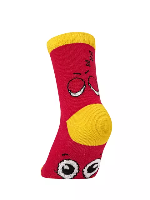 Носки детские (смайлики) omsa kids calzino 21p42 rosso, , 27-30 (16-18), OMSA, - 2