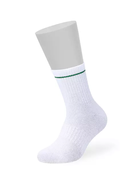 Носки детские с высокой резинкой omsa kids calzino 21s05 bianco, , 23-26 (14-16), OMSA, - 2