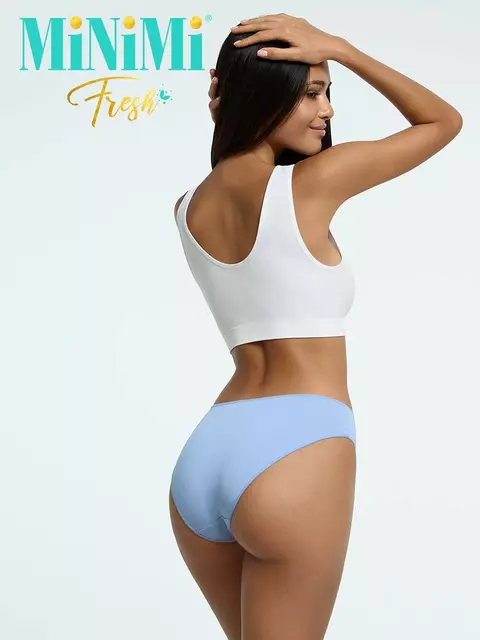 Трусы слипы с низкой линией талии minimi 2210 slip jeans chiaro, , 44 (S), MINIMI, - 2