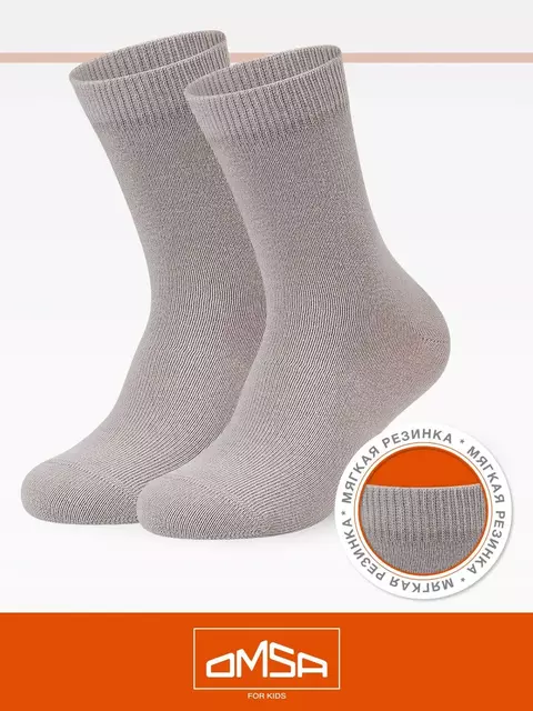Носки детские omsa kids calzino 21c03 grigio chiaro, , 35-38 (20-22), OMSA, - 1