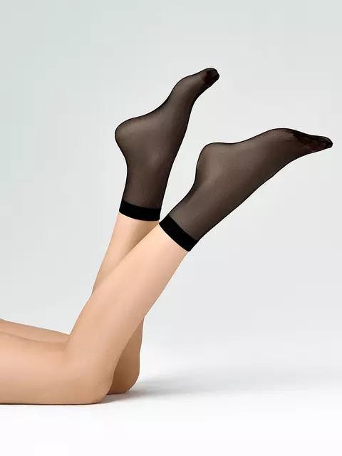 Женские капроновые носки minimi brio 40 ден (2 пары) nero, calz. BRIO 40 носки (2 пары), 0 (UNI), MINIMI,  - 4