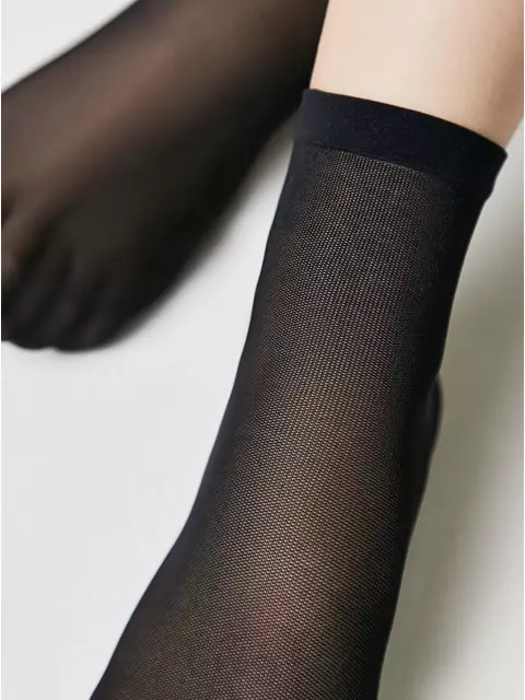 Носки женские tulle (2 пары) nero, 21С-186СП, 36-39 (23-25), CONTE ELEGANT,  - 4