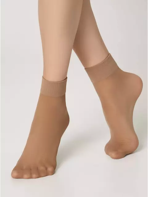 Носки женские esli corto 40 (2 пары) visone, 8С-7СПЕ, 36-39 (23-25), ESLI,  - 1