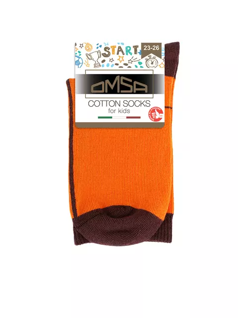 Носки детские с рисунком (мячи) omsa kids calzino 21s12 orange, , 31-34 (18-20), OMSA, - 3