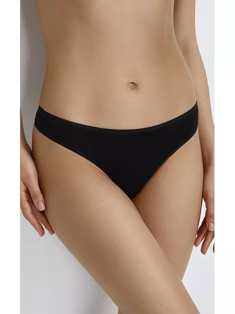 Трусы женские «стринги» omsa omd 2111s soft string nero, , 48 (L), OMSA, - 1
