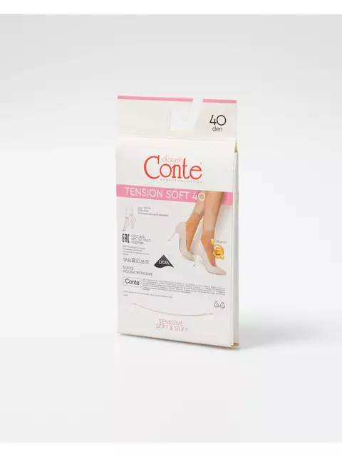 Носки женские conte tension soft 40 (1 пара) bronz, 14С-55СП, 36-39 (23-25), CONTE ELEGANT,  - 5