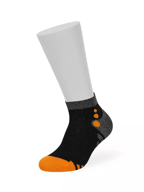 Носки детские укороченные omsa kids calzino 21s01 nero, , 23-26 (14-16), OMSA, - 2