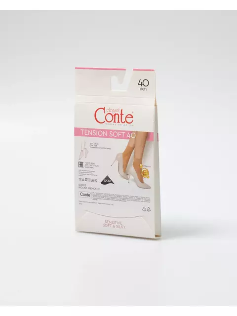 Носки женские conte tension soft 40 (1 пара) nero, 14С-55СП, 36-39 (23-25), CONTE ELEGANT,  - 5
