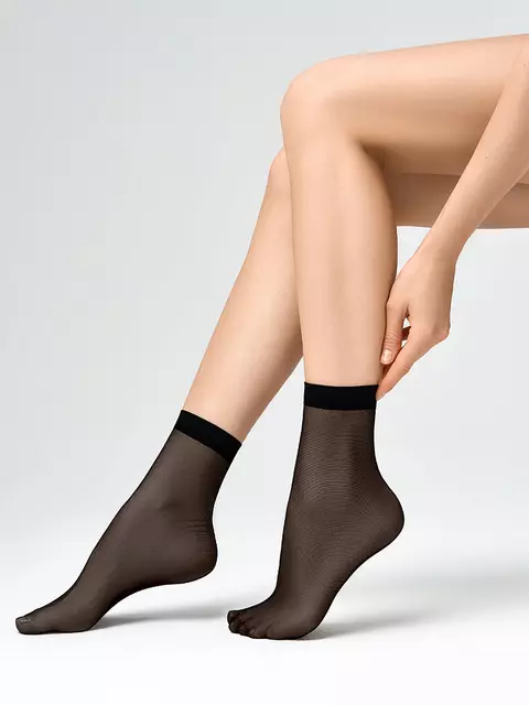 Женские капроновые носки minimi brio 40 ден (2 пары) nero, calz. BRIO 40 носки (2 пары), 0 (UNI), MINIMI,  - 2