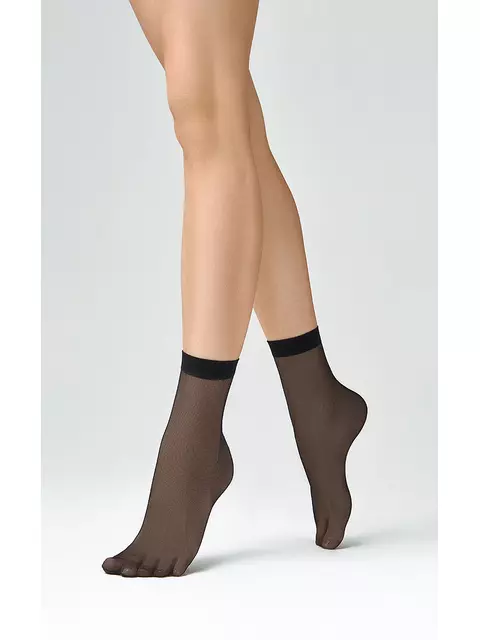 Женские тонкие носки minimi brio 20 calz. (2 пары) nero, calz. BRIO 20 носки (2 пары), 0 (UNI), MINIMI,  - 2