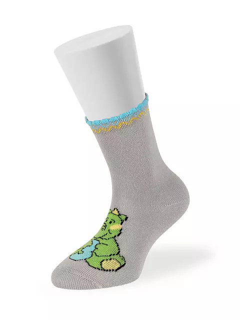 Носки детские (цифры) omsa kids calzino 21p70 grigio chiaro, , 19-22 (12-14), OMSA, - 1