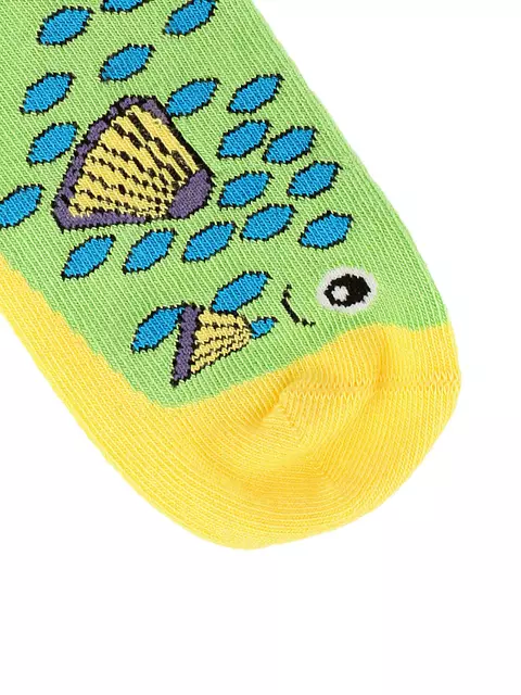 Детские укороченные носки (рыбки) omsa kids calzino 21p62 erba, , 23-26 (14-16), OMSA, - 3