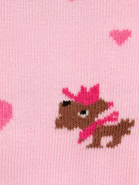 Носки детские (собачки) omsa kids calzino 21p63 rosa, , 23-26 (14-16), OMSA, - 3