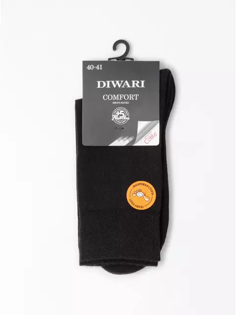 Носки мужские с махровой стопой diwari comfort 000 черный, 6С-18СП, 38-39 (23), DIWARI,  - 2
