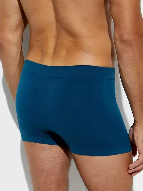 Боксеры мужские бесшовные omsa omu 2221s blu, , 52 (2XL), OMSA, - 4