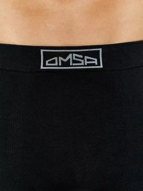 Боксеры мужские бесшовные omsa omu 2221s nero, , 52 (2XL), OMSA, - 4