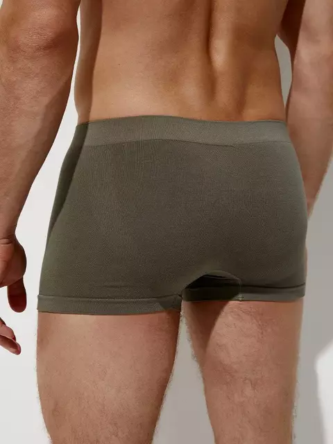 Трусы мужские боксеры бесшовные omsa omb 2235 viscose militari, , 46 (M), OMSA, - 2