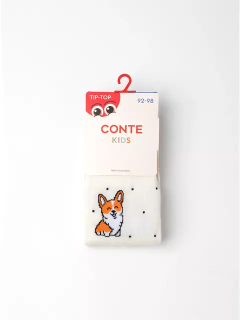 Колготки детские conte-kids tip-top 718 молочный, 4С-02СП, 92-98 (14), CONTE-KIDS,  - 4