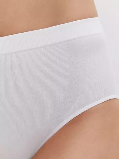 Трусы слипы с поддерживающим эффектом omsa omd 2231s cotton slip maxi bianco, , 52 (2XL), OMSA, - 3