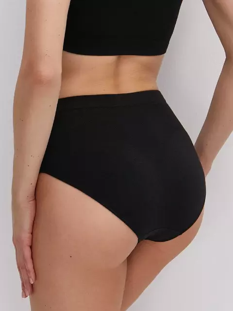 Трусы слипы с поддерживающим эффектом omsa omd 2231s cotton slip maxi nero, , 46 (M), OMSA, - 2