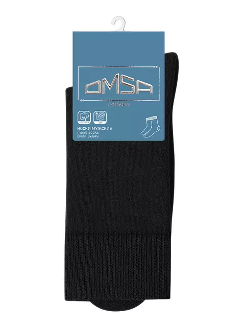 Мужские теплые носки omsa comfort 304 nero, , 39-41 (25-27), OMSA, - 6