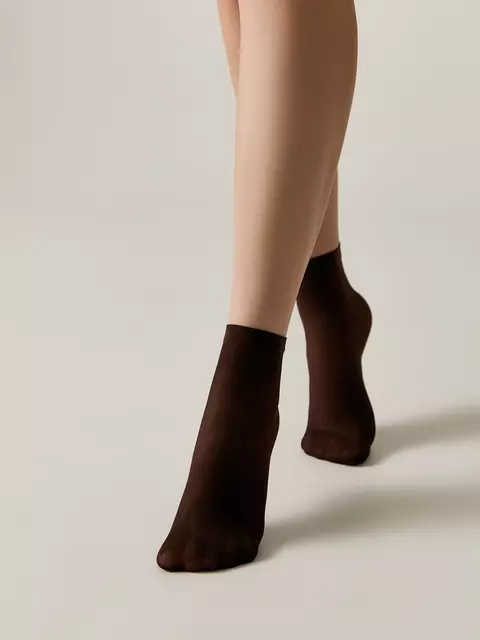 Носки женские conte tulle (2 пары) chocolate, 21С-186СП, 36-39 (23-25), CONTE ELEGANT,  - 1