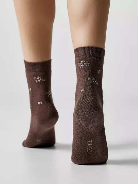 Носки махровые женские conte comfort 1183 шоколадный, 7С-47СП, 39-41 (25-27), CONTE,  - 3