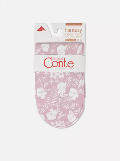 Плотные носки conte fantasy с рисунком «botanical» mix, 22С-55СП, 36-39 (23-25), CONTE ELEGANT,  - 6