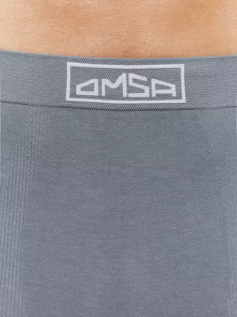 Боксеры мужские бесшовные omsa omu 2221s fumo, , 52 (2XL), OMSA, - 3