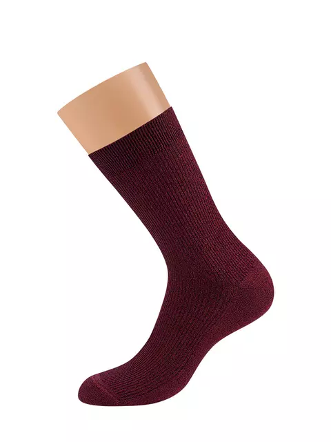 Мужские зимние носки omsa comfort 301 bordo melange, , 45-47 (29-31), OMSA, - 2