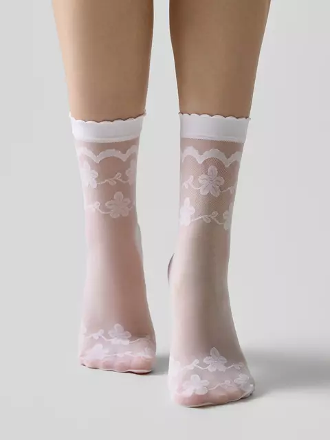 Носки женские conte fantasy 25с-183сп bianco, 25С-183СП, 36-38 (23-25), CONTE ELEGANT,  - 3