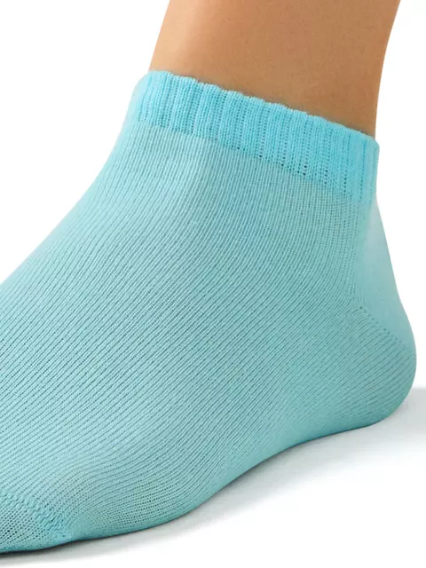 Женские укороченные носки omsa eco 252 turchese, , 39-41 (25-27), OMSA, - 4